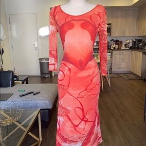 Jean Paul Gaultier Mesh Dress